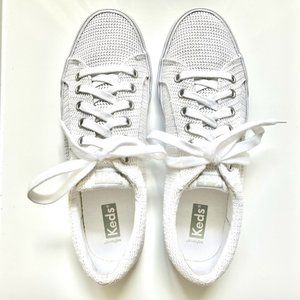 Keds Women’s Jump Kick Woven Sneaker - White